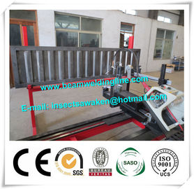 Corrugated Beam Welding Machine For Dump Truck Panel , H Beam Welding Line